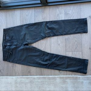 John Varvatos Bowery Black Wax Jeans